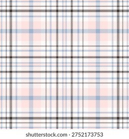 Check seamless pattern. Brown small checks background. Repeated gingham beige patern. Scottish style. Design prints. Repeating texture checkered plaid. Repeat chess woven fabric. Vector illustration