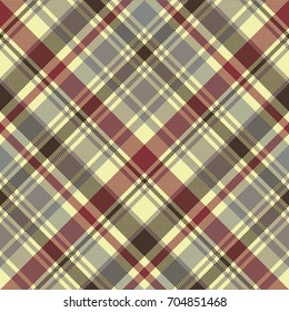 Check seamless pattern fabric texture. Vector illustration.