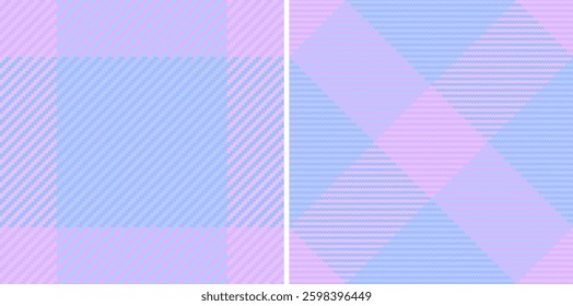 Check seamless texture of fabric pattern plaid with a vector tartan textile background. Set in kids colours for casual menswear fashion in daily style.