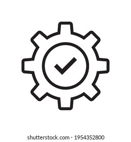 check setting icon for web sites and apps