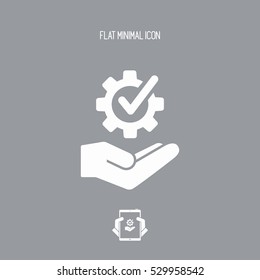 Check settings - Minimal modern icon