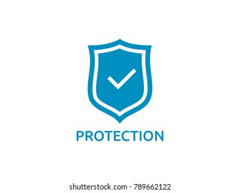 check shield icon symbol. Secure Protection Concept vector illustration