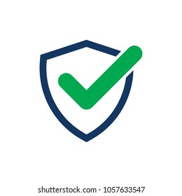 Check Shield Logo Icon Design