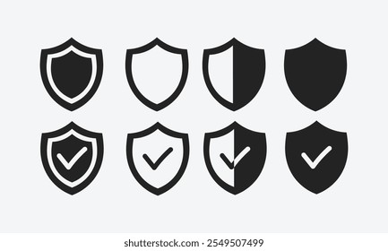 check shield silhouette symbol icon