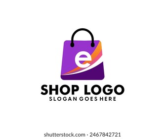 Check Shop logo design template, store logo design