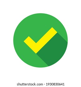 Comprobar el vector de diseño de icono de signo