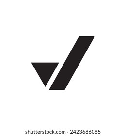 Check sign isolated vector icon