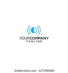 check signal logo vector icon