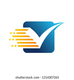 Check Speed Logo Design Template