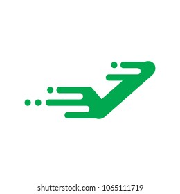 Check Speed Logo Icon Design