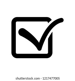 Check Square icon. Trendy Check Square logo concept on white background from User Interface and Web Navigation collection. Suitable for use on web apps, mobile apps and print media.
