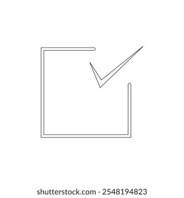 Compruebe el fondo blanco del icono cuadrado