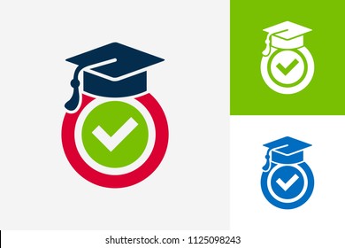 Check Study Logo Template Design Vector, Emblem, Design Concept, Creative Symbol, Icon