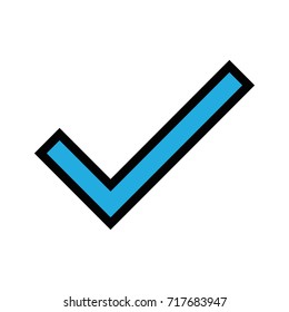 check symbol to correct option icon