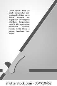 check symbol dark infographics on gray gradient background