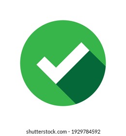 Check Symbol  Icon Design Vector 