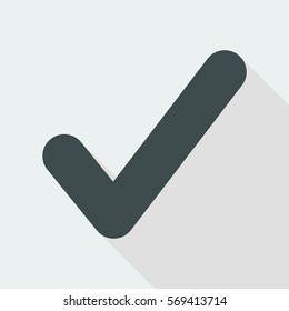 Check symbol - Vector flat minimal icon