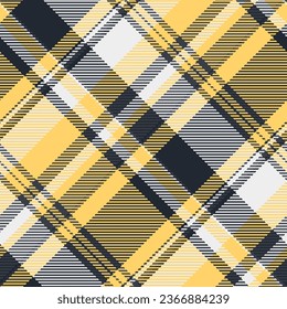 Check tartan background of fabric vector pattern with a texture textile seamless plaid in dark and amber colors.