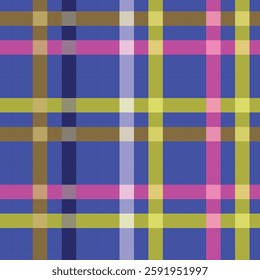 Check of tartan seamless with a fabric textile Pattern background. Tribal art background. EPS vector illustration