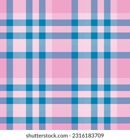 Check tartan seamless of pattern background plaid with a fabric textile vector texture in light and cyan colors.