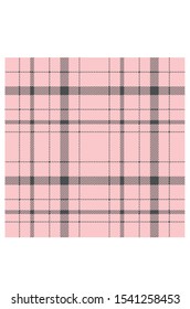 check tartan vintage pattern seamless with pink background for apparel