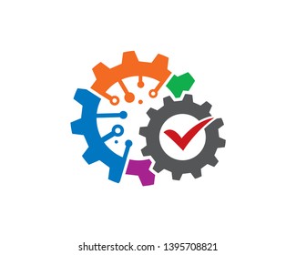 Check Technology Logo Template, Icon, Symbol