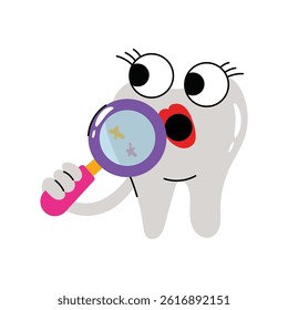 Check teeth vector Sticker. Eps 10 file