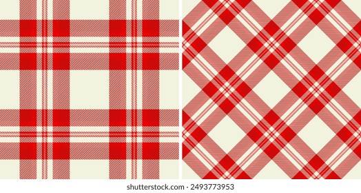 Check textile fabric of texture plaid vector with a background seamless tartan pattern. Set in kids colours for greeting card designs.