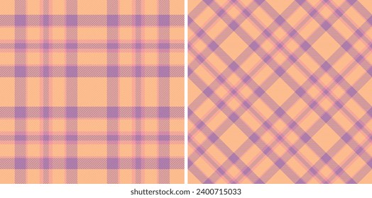 Check texture textile of fabric vector tartan with a seamless pattern plaid background set in sky colors.