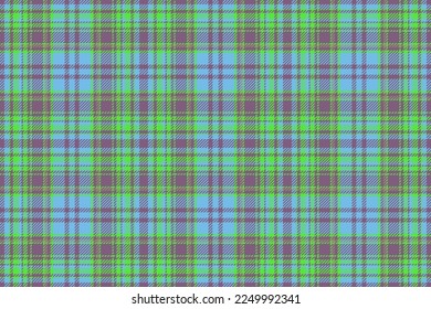 Textur überprüfen. Geplantes nahtloses Muster. Vektorhintergrund, tartan in Pastellfarben und Grün.