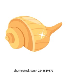 Comprobar este icono 2d de la concha