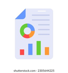 Comprobar este icono sorprendente de análisis de datos en estilo moderno, vector premium de análisis de datos
