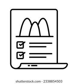 Comprobar este icono sorprendente de análisis de datos en estilo moderno, vector premium de análisis de datos