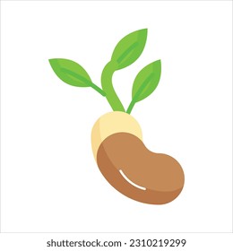 Check this amazing icon of seed sprouting in modern style, easy to use icon