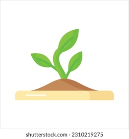 Check this amazing icon of sprout in modern style, easy to use icon
