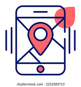 Comprobar este increíble vector de navegación móvil, fácil de descargar