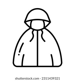 Comprobar este increíble vector de capa de lluvia en estilo moderno, fácil de usar y descargar