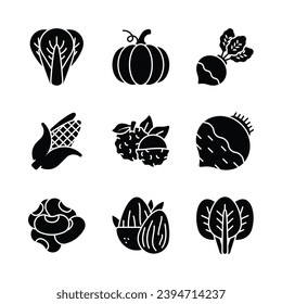 Check this beautiful and amazing fruit and vegetable icons set
