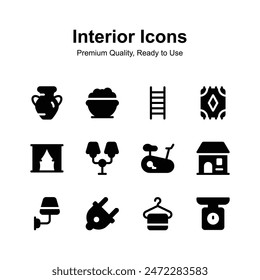 Check this beautiful and amazing Interior icons set