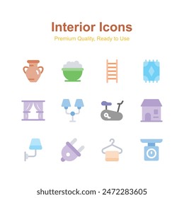 Check this beautiful and amazing Interior icons set
