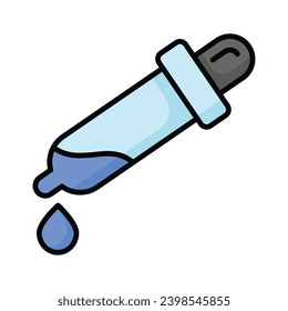 Check this beautiful icon of dropper in editable modern style, premium vector