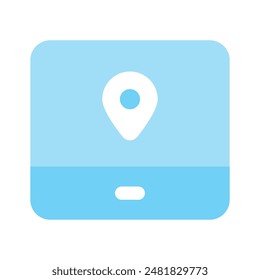 Compruebe este hermoso icono del dispositivo gps en estilo editable, icono fácil de usar