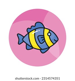Check this beautifully designed icon of fish, easy to use and download