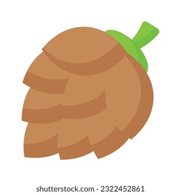 Check this beautifully designed icon of pine cone in modern style