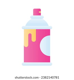 Compruebe este icono de pintura en aerosol, de diseño bonito, fácil de usar y descargar vector