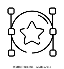 Check this beautifully designed icon of star vector in trendy style