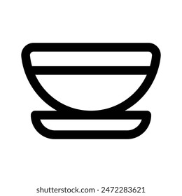 Check this beautifully designed icon of Bowl in trendy style
