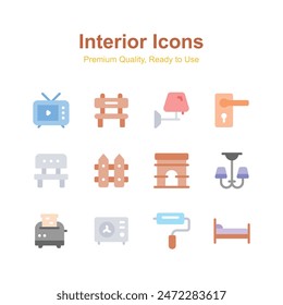 Check this beautifully designed Interior icons set, ready for premium use