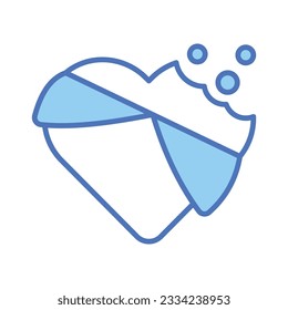 Check this beautifully designed vector of heart shaped chocolate