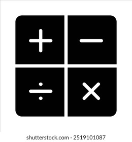 Check this carefully crafted calculator vector design in trendy style, ready to use vector